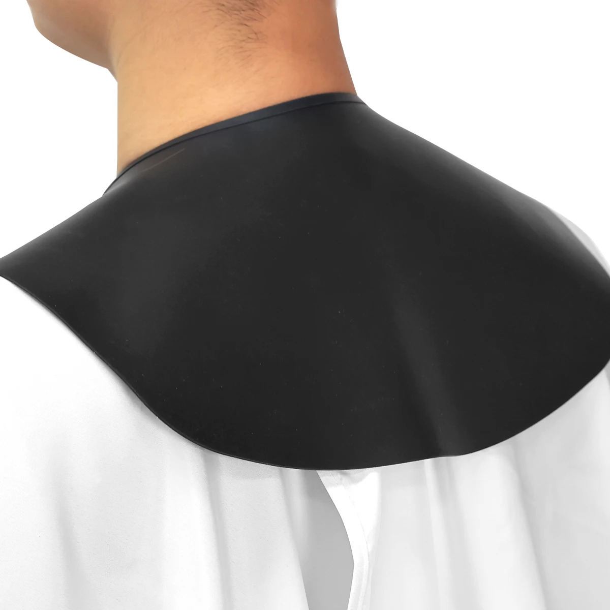Silicone Waterproof Hairdressing Neck Corner Shoulder Pad Hair Care Cover Color Salon Styling Bag Necklace Tool Use 250304