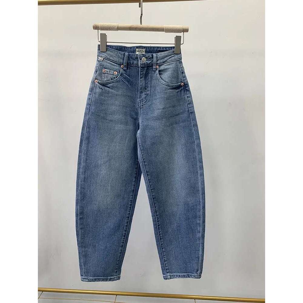 High Quality Women High Waist Loose Jeans 2025 New Lady Fashion All-Match Denim Harem Pants