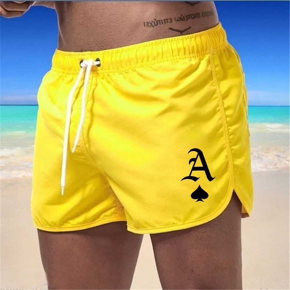 Pull rope Mens swim shorts Short swim shorts Quick dry board shorts Breathable summer surf beach shorts Sports pantsT250304