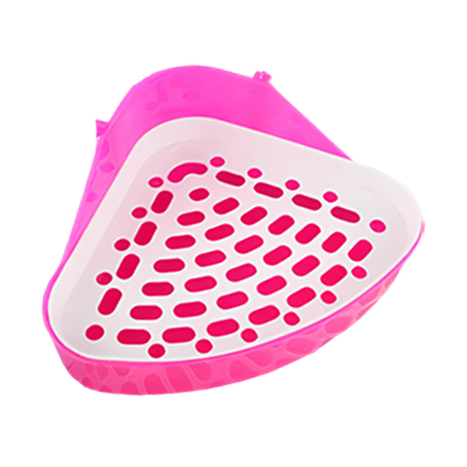 Triangle Rabbit Trainer Litter Box Corner Toilet Pet Pan for Ferret Chinchilla