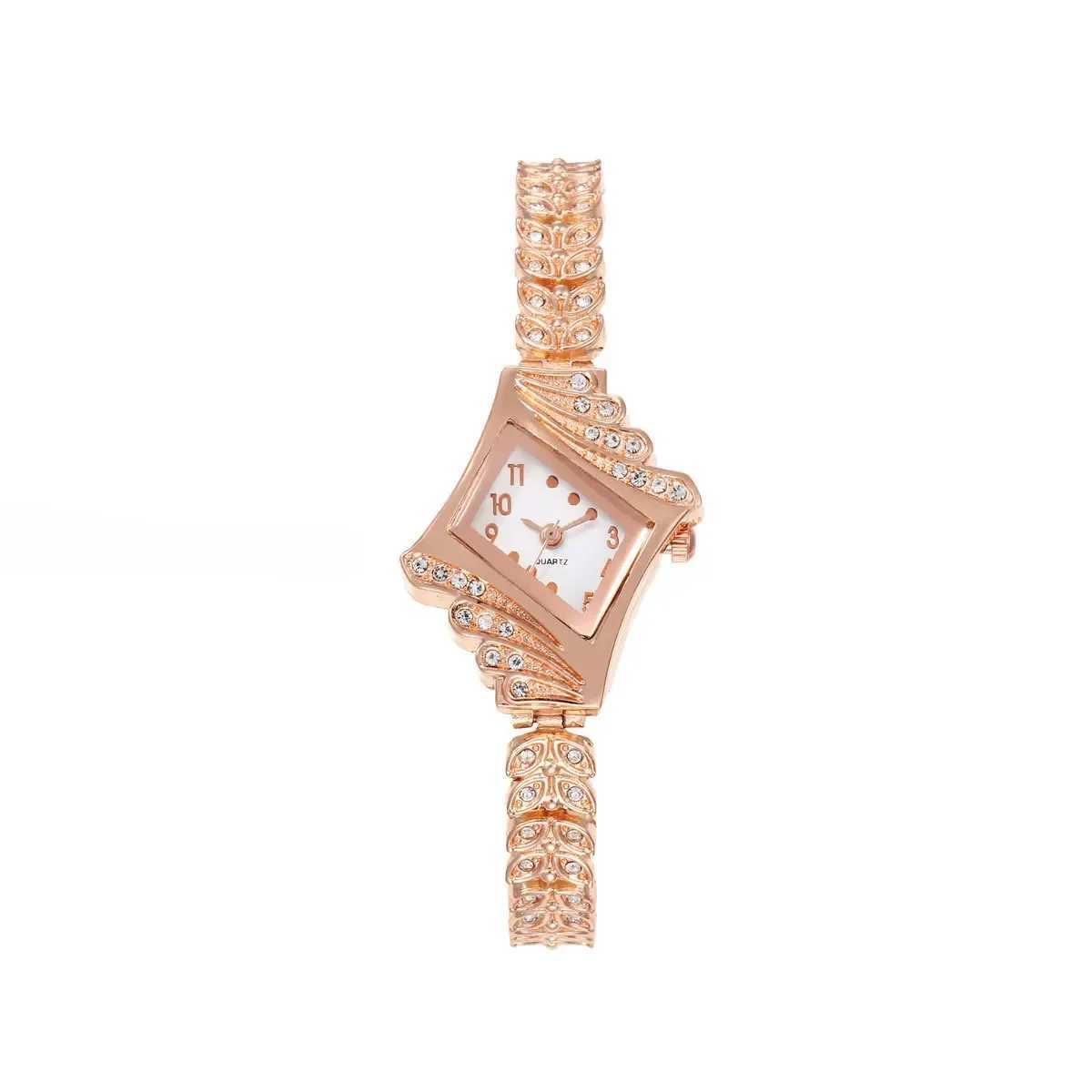 Watch New Personalized Luxury Woman Quartz Bracelet Luxury Crystal Bracelet Gemstone Wrist Dr es GiftXJ250304