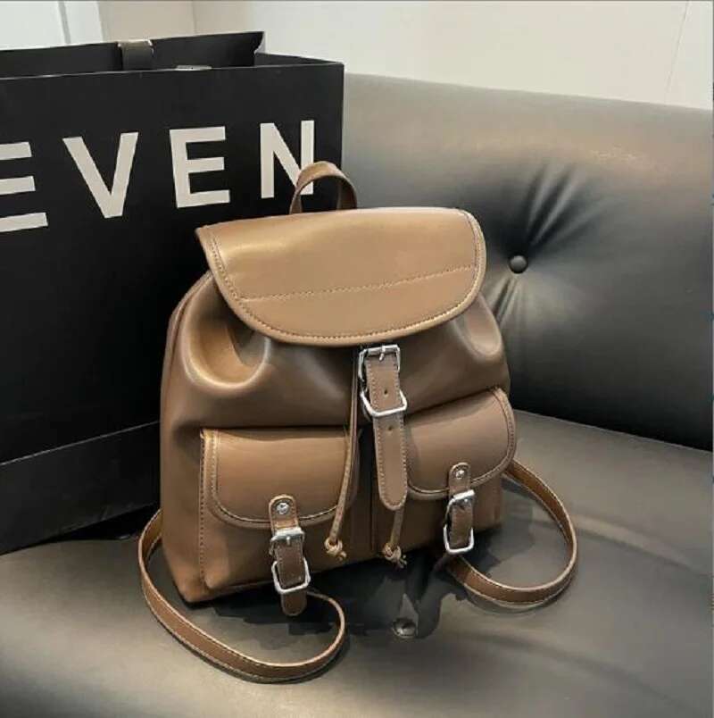 High Quality Leather Classical Designer Backpacks Women Large Capacity Travel Shoulder Bags College School Bag Totes Backpack