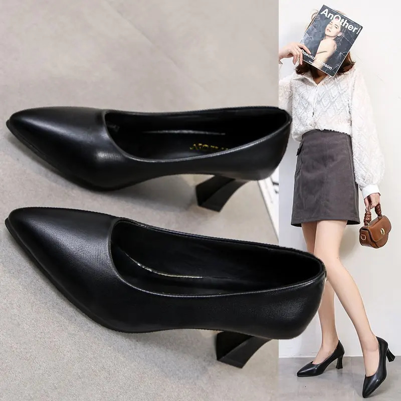 High Heels Pumps Women Shoes Stiletto Woman Party Wedding Shoes Kitten Heels Plus Size 35 - 44 250228