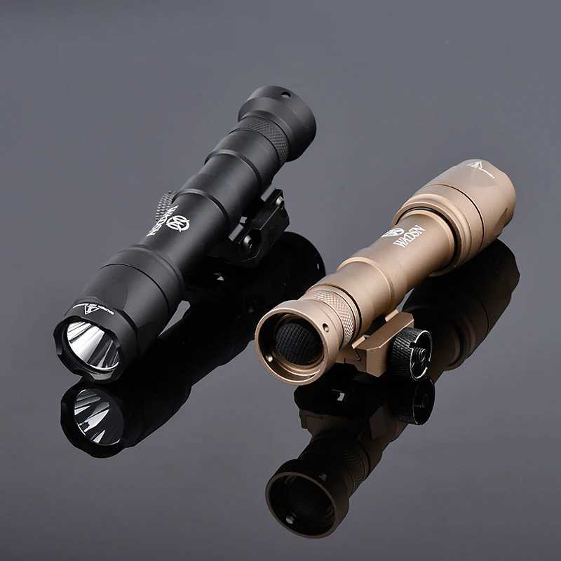 Tactical Head M600C M600 M300 Scout Light AR15 Rif Weapon Flashlight White D Hunting Spotlight WADSN M300A Airsoft lampXJ250303