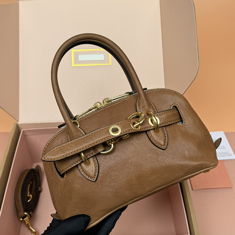 Exact Mirror Quality Designer Shell Handbag 21CM Aventure Nappa Leather Mini Crossbody Bag With Gift Box M2503042