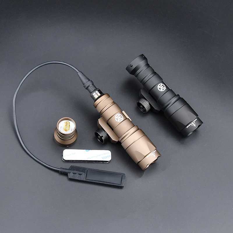 Tactical Head M600C M600 M300 Scout Light AR15 Rif Weapon Flashlight White D Hunting Spotlight WADSN M300A Airsoft lampXJ250303