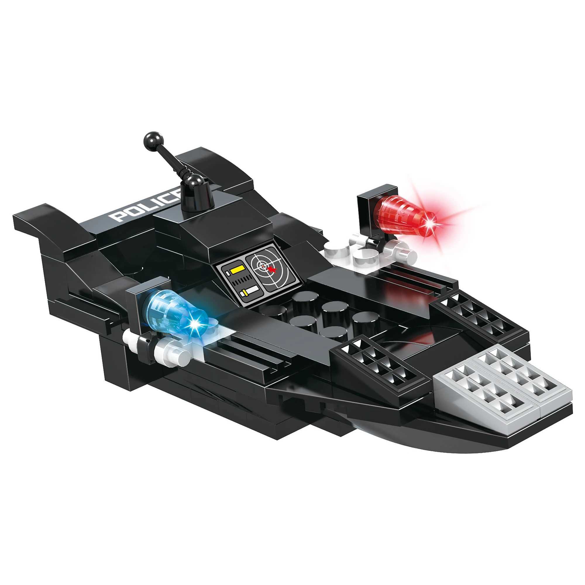 COGO City Police SWAT Truck Building Blocks - Policeman Bricks Truck Ship Car - Toys for Kids - Construction Toys for ChildrenT250304