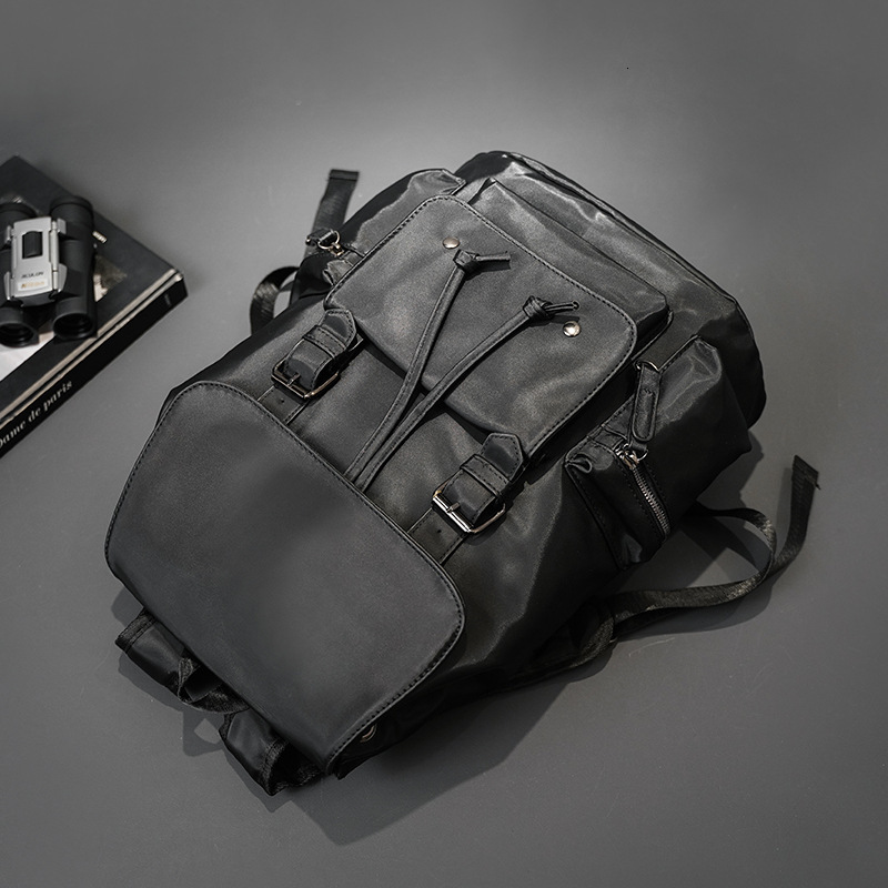 Designer Designer Lightweight Nylon Fashion Outdoor Trendy Street Men's Large Capacity Student Backpack Computer Bag
