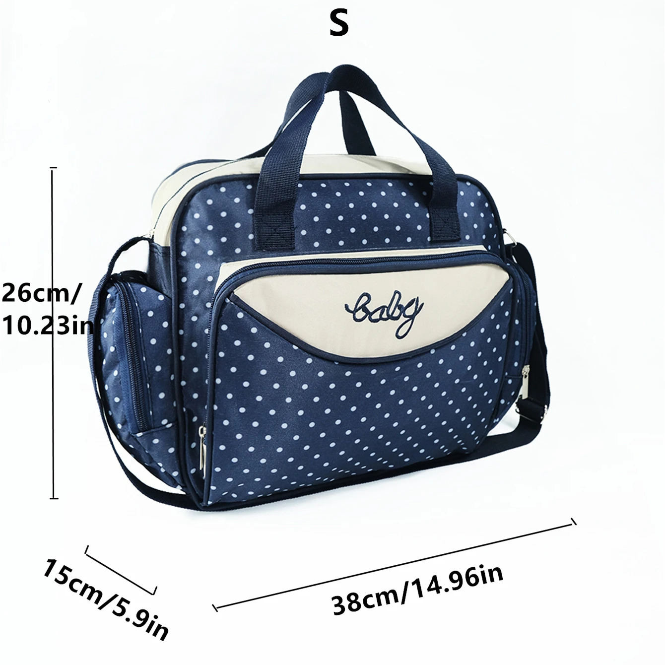 Fashionable single shoulder mom bag Large capacity diagonal cross mother baby bag Small lightweight and portable urine bag 250304