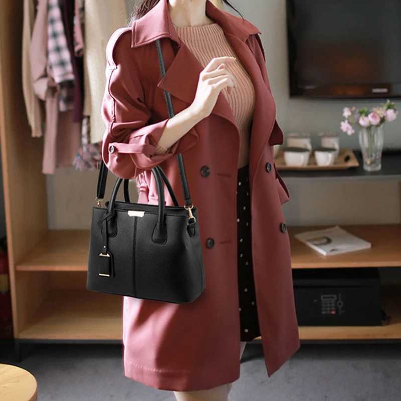 Ladies Large Tote Bag Female Square Shoulder Bags Womens BagsNew FashionWomen PU Leather HandbagsCrossbody Bags Z250303