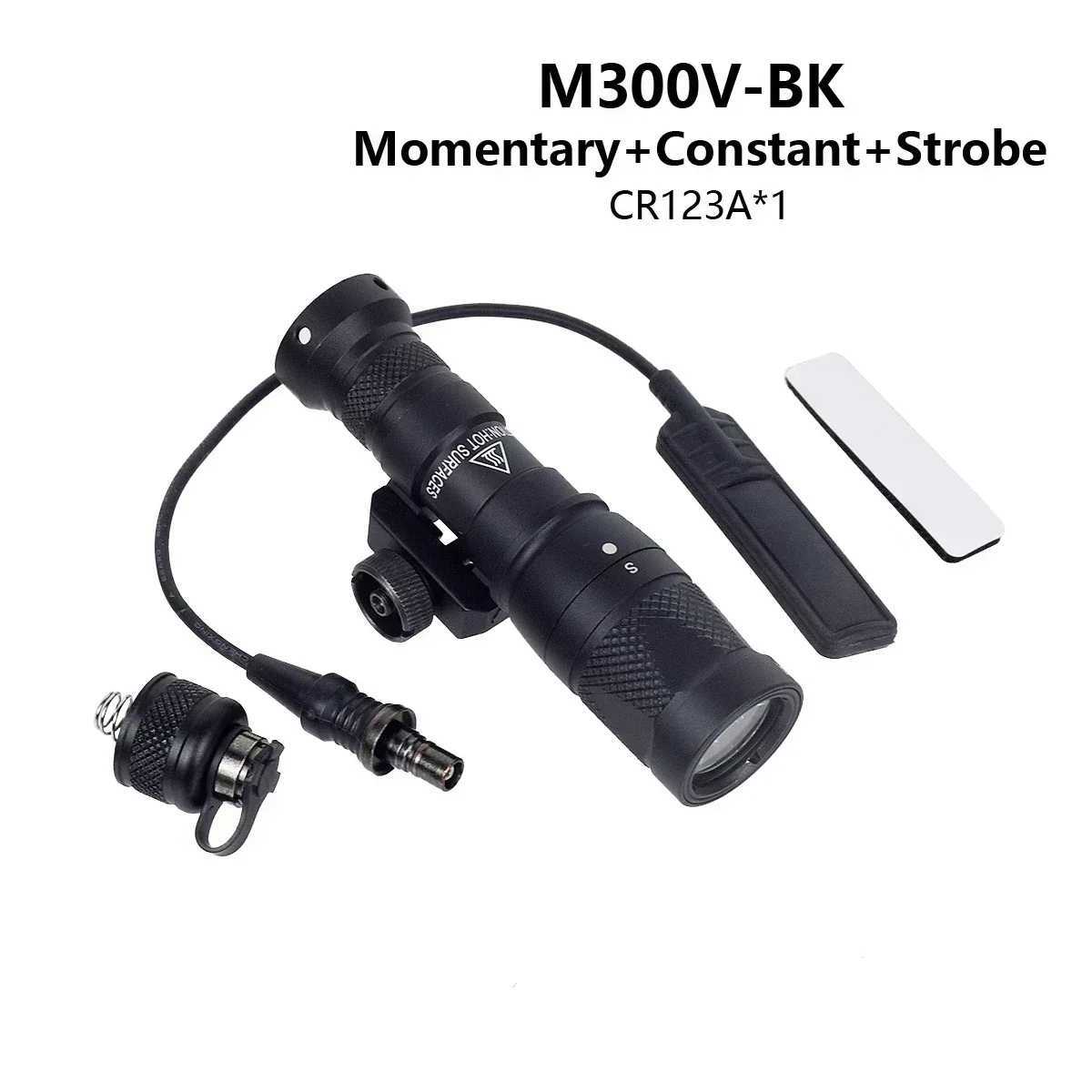 SF M300 Series Flashlight M300V IR Weapon Gun Light Strobe D Flashlight 20mm Rail Outdoor Hunting Airsoft Rif TorchXJ250303