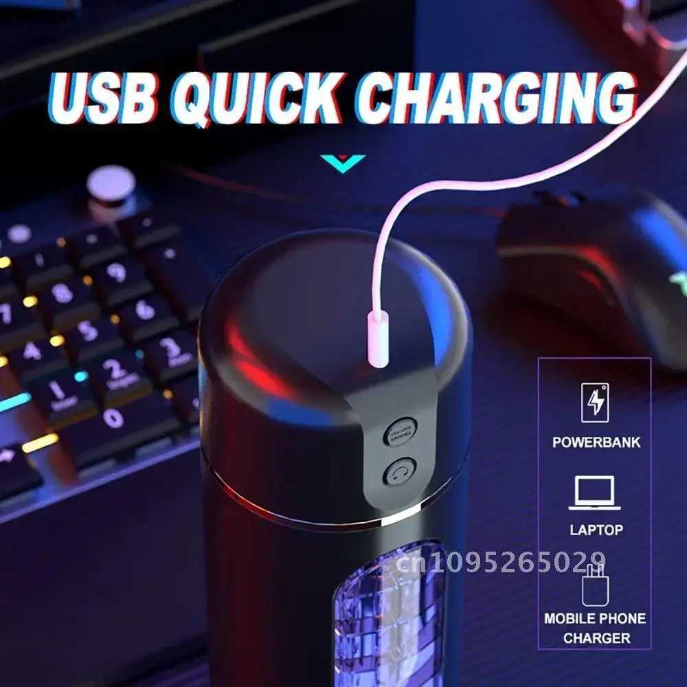 Automatic Male Masturbator Cup Adult Pussy Toy with Sexual for Sucking Vibrating Thrusting Men Toys Sex Pocket Pleasure M250304