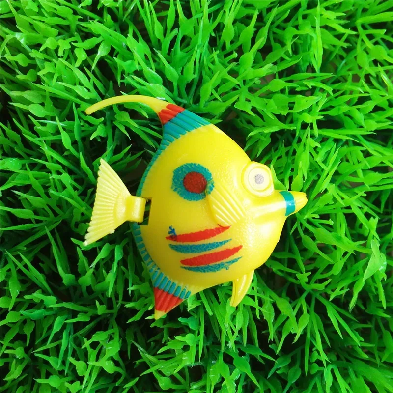 10pcs Aquarium Artificial Plastic Fish Colorful Tropical Fishes Ornaments Floating Fish Decor for Aquarium