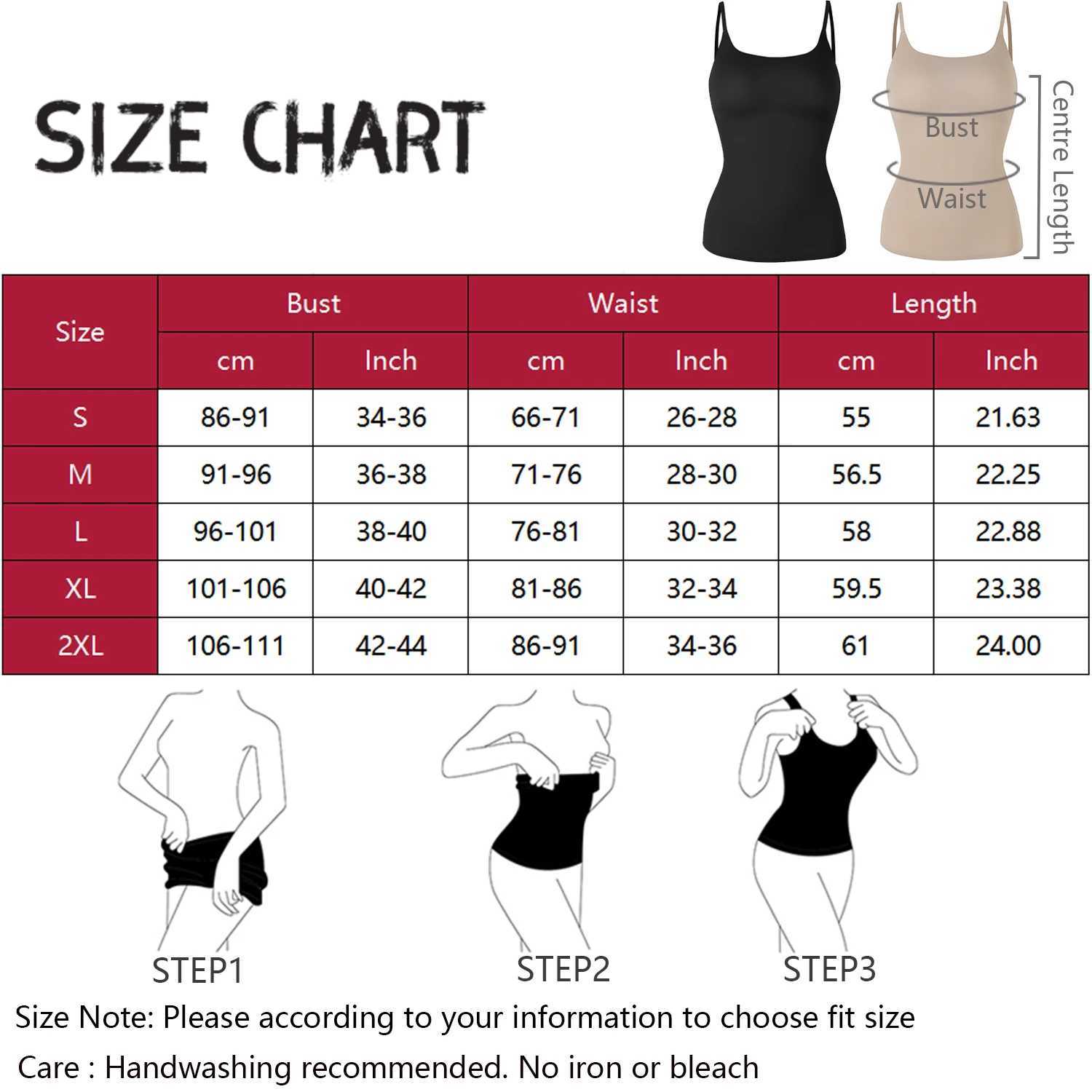 New Tank Tops Camis Women Crew Neck Shapewear Waist Tummy Control Body Camisole Summer Black Nude Smooth Slimming Vest NewXJ250304