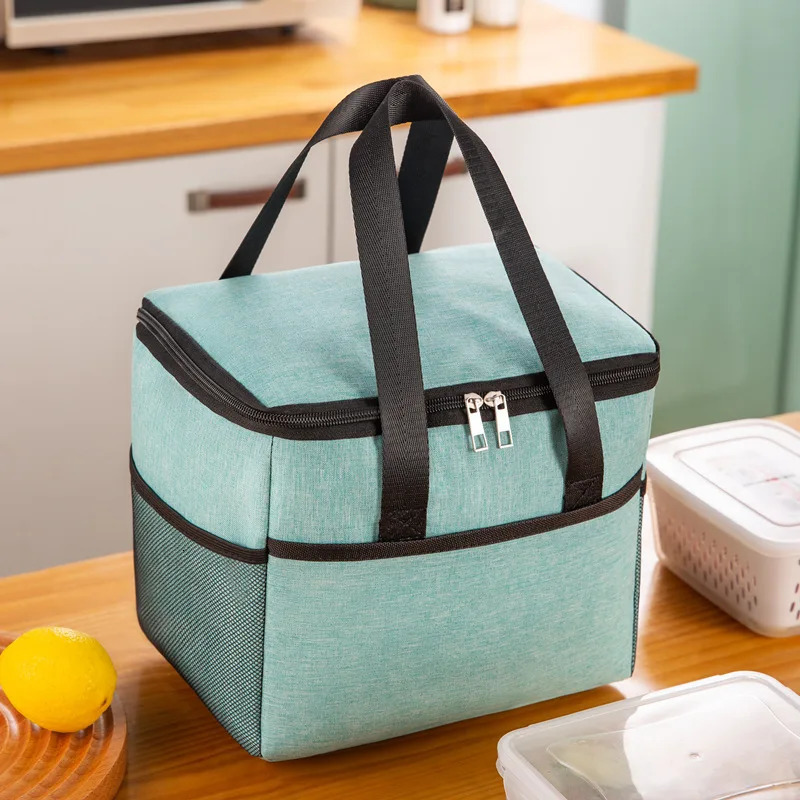 Lunch Bag Waterproof Portable Utility Cationic Large Thermal Insulation Thickened Large-capacity Bags Picnic Lunch Box 250228