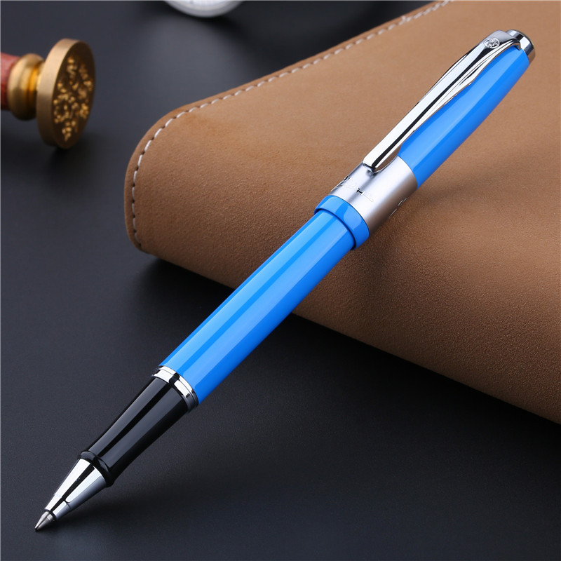 High Quality Picasso black / red / sky blue metal Roller ball pen school office stationery classic writing ball pens For business gift