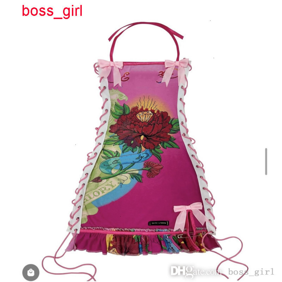 Women Dresses 2025 New Fashion Halloween Skeleton Position Printed Oil Painting Drawstring Strapless Strap Dress 11 Colours