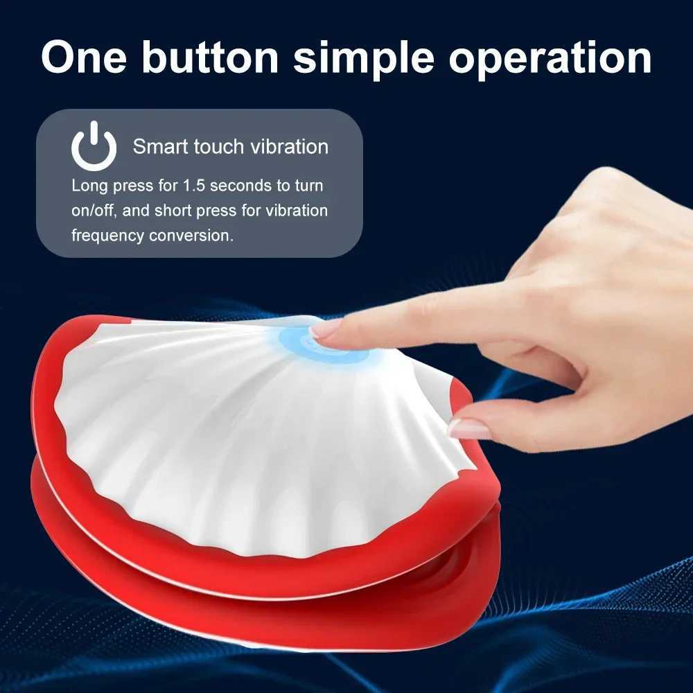 Automatic Masturbator Cup Men Sex Toys Shell Shape Male Touch Sensing MaleEggs Masturbadores Sex Shp Toys for Couple Women Men M250304