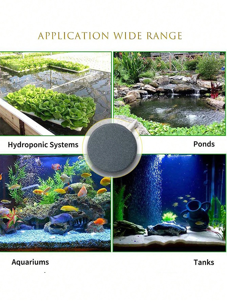 Ornament Kits Fish Tank Air Stones for Hydroponics Air Diffuser Air Stone Aquarium Accessories Bubble Oxygen Pump