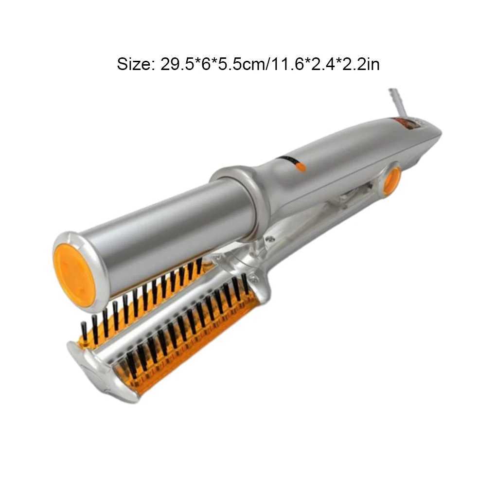 Curling Irons Silver White Professional Curling Iron Adjustable Heat Settings All Hair Types Professional Styling UK Plug z250304