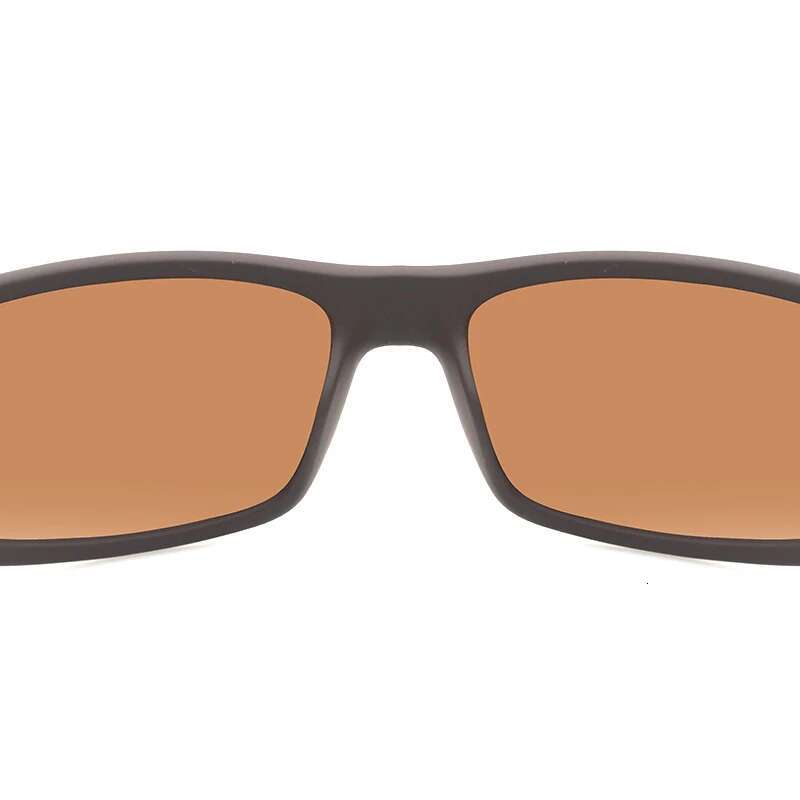 2023 Brand Design Polarized Sunglasses for Men Brown Sports Rectangle Sun Glasses Lenses Male Cycg Eyewear Gafas UV400