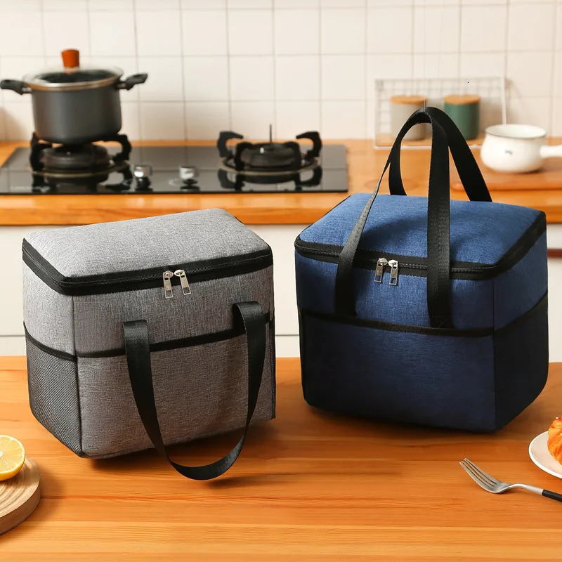 Lunch Bag Waterproof Portable Utility Cationic Large Thermal Insulation Thickened Large-capacity Bags Picnic Lunch Box 250228