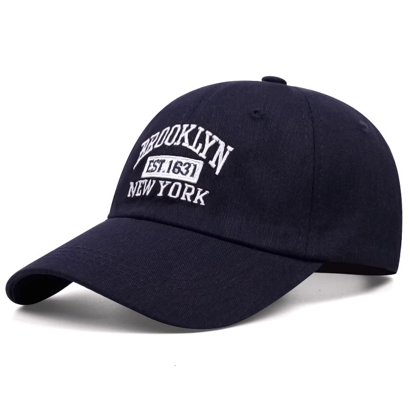 BROOKLYN 1631 Letter Embroidered Baseball Cap Adult Adjustable Fashion Hip Hop Sports Leisure Caps Trucker Sunshade Cowboy Hat 250228
