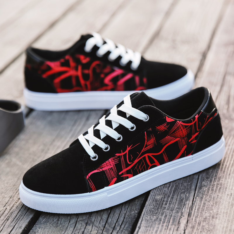 Sports And Leisure 2025 Spring And Autumn New Designer Shoes Versatile Korean Fashion Student Anti Slip Board Shoes Outdoor Men's Running Work Sh