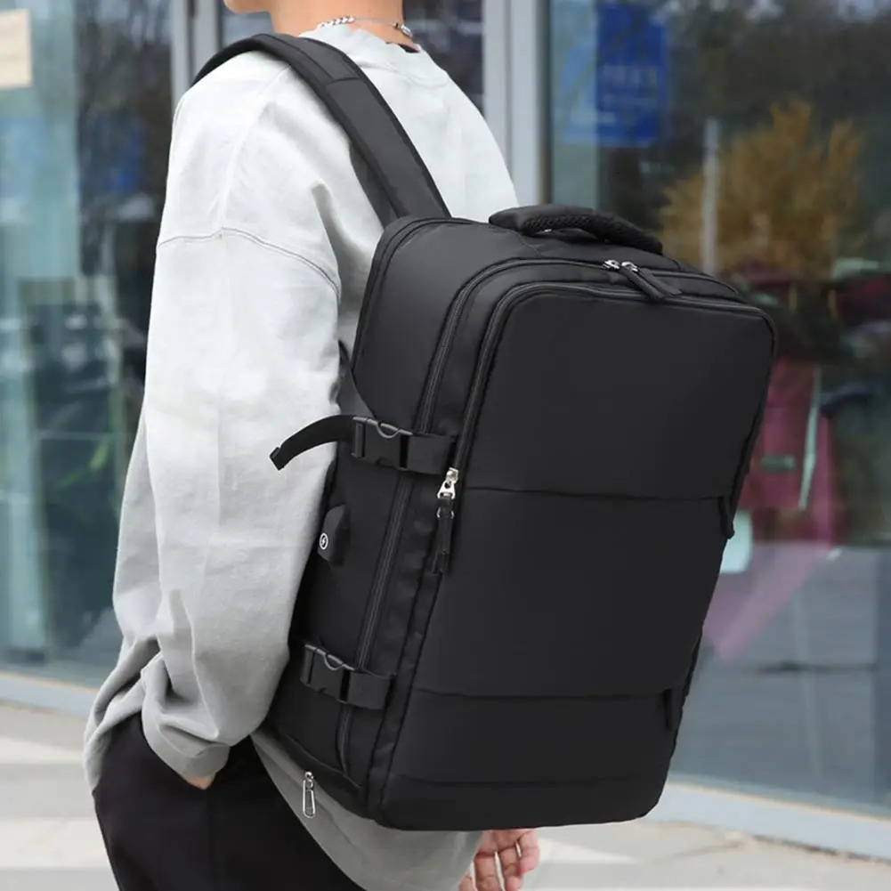 Ship from US Backpack briefcase capacity womens travel backpack with multiple pockets hiking business 250304FBB