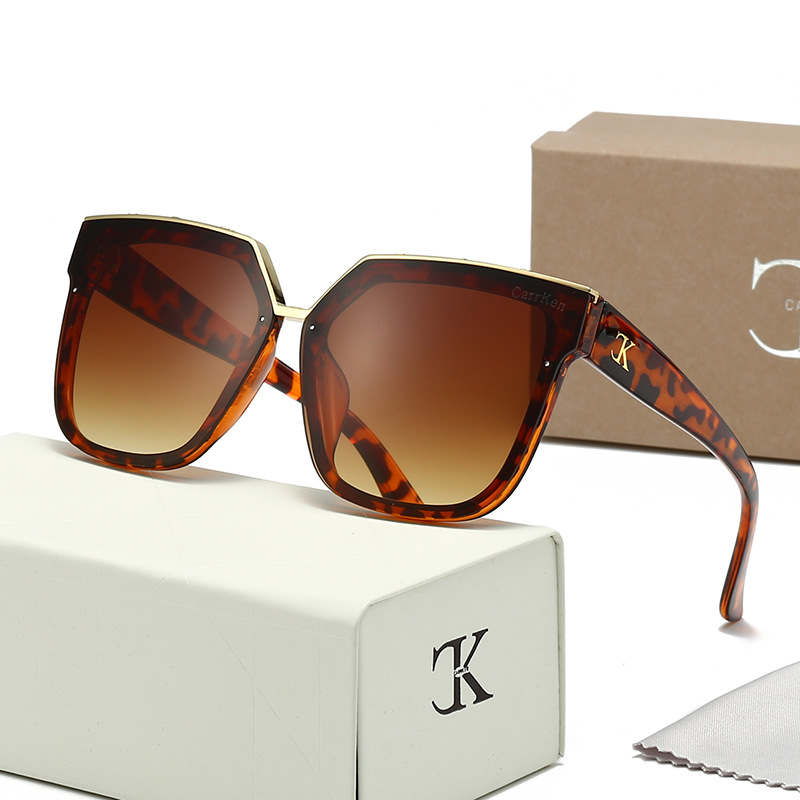 CK 7125 Top luxury Sunglasses polaroid lens designer womens Mens Goggle senior Eyewear For Women eyeglasses frame Vintage Metal Sun Glasses With Box
