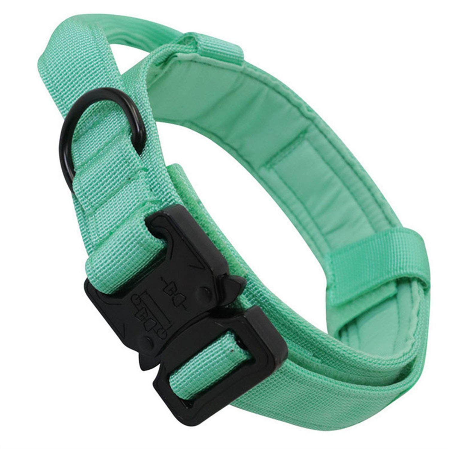 Reflective Tactical collar Adjustable military training nylon dog collar Dog collar with handle Quick release of dog collar