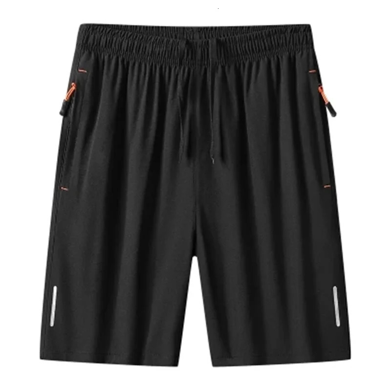 NASS GISS Casual Sports Shorts for Mens Summer Ice Silk Breathable Loose Large Size Cool and Quick Drying Fashion Elastic Casua 250225