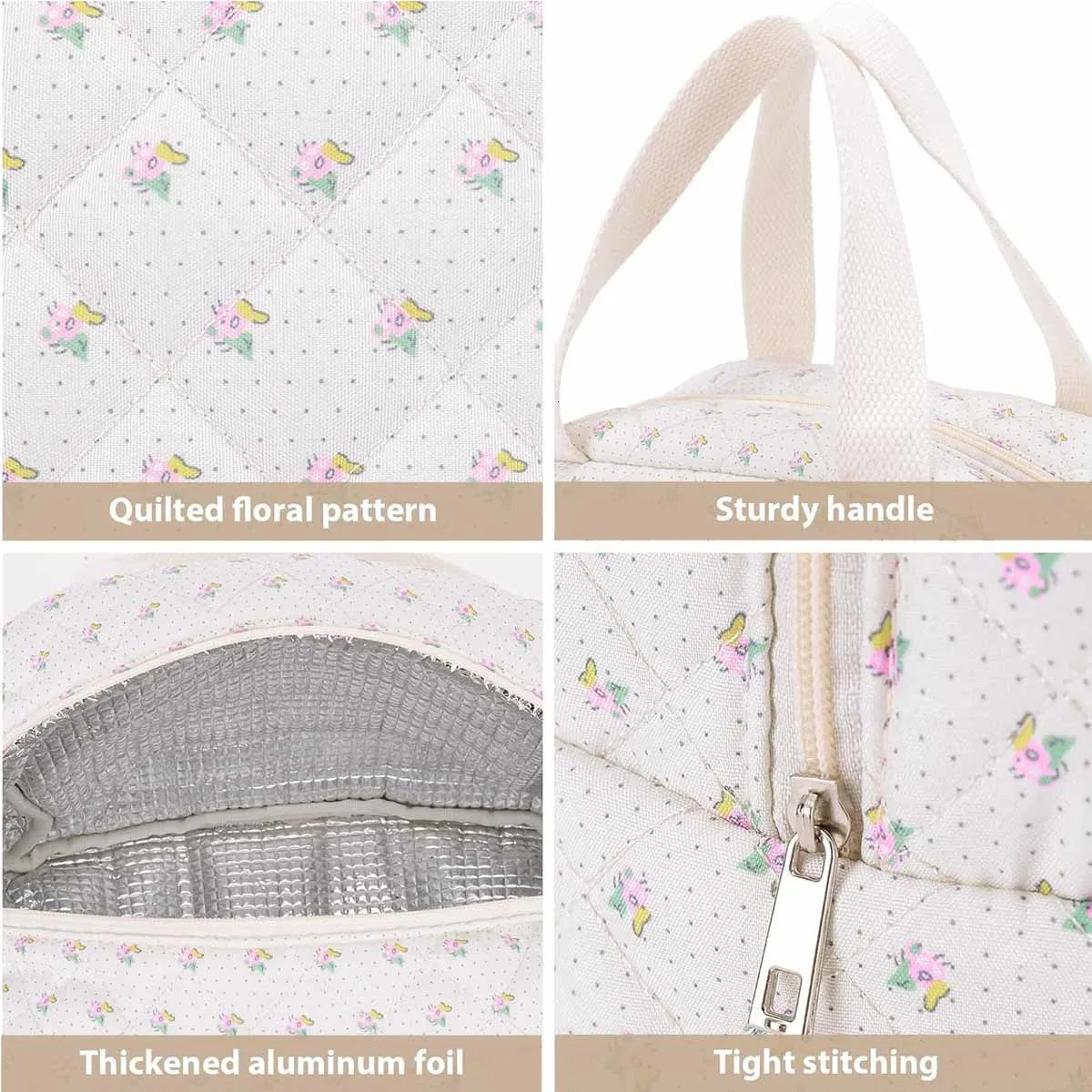 YANZAI Printed Portable Mom Handbag Diaper Storage Bag 250228
