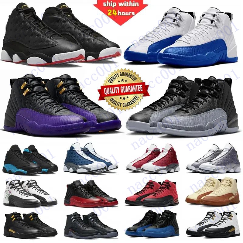 Free Shipping Sneakers designer shoes Basketball men women 13 12 Cherry Field Royal blue Purple Stealth Blueberry Reverse Flu Game Hyper Mens Trainers Casual Sport