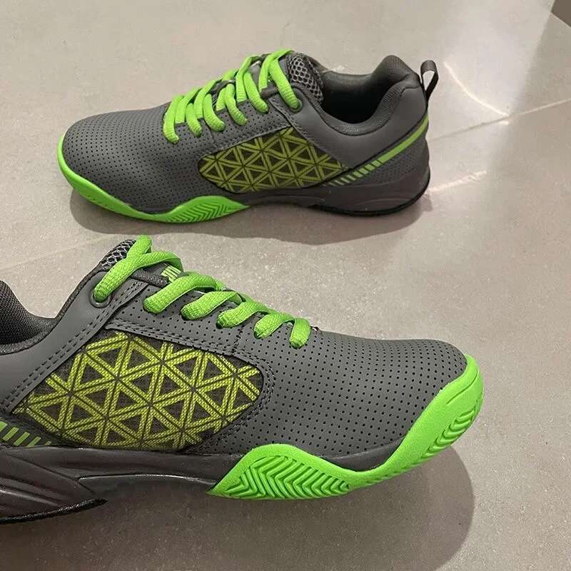 Professional Tennis Men Anti-Slippery Shoe Hard-Wearing Badminton Shoes Mens Designer Leather Sport Sneakers Man