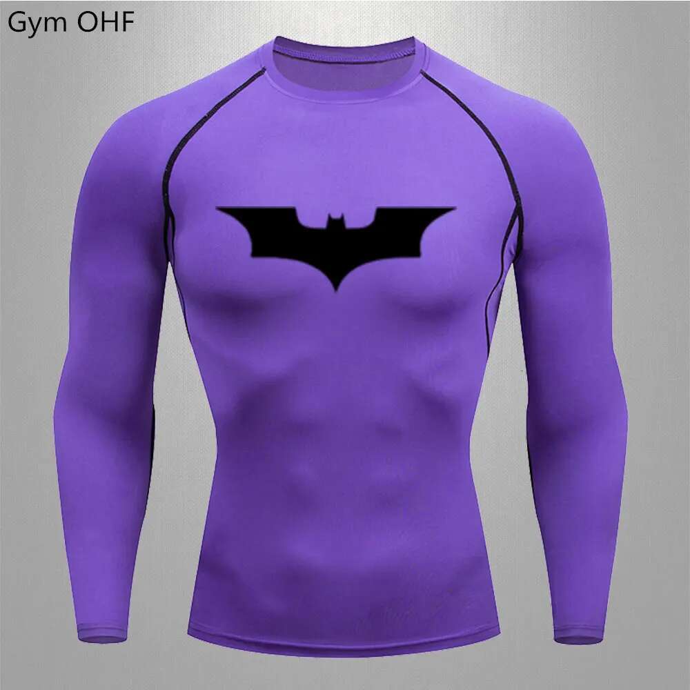 T-shirt men's running sports T-shirt men's compression fitness top T-shirt quick drying tight training gym sports running shirt men's s
