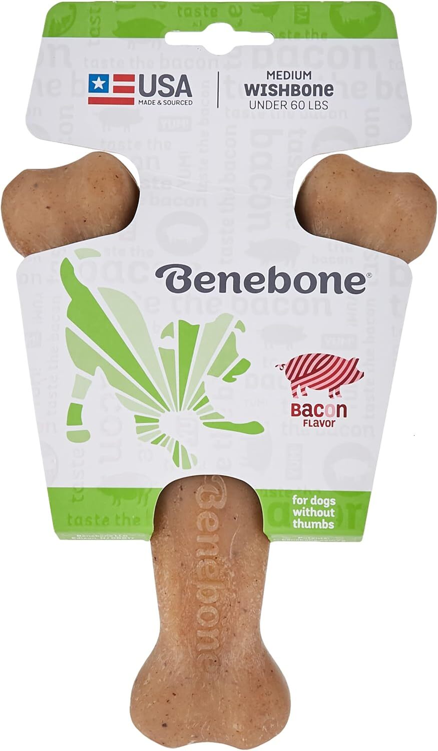 Dog Supplies Dog chew toys for large dogs Outdoor Throwing gamess Durable Dog Suitable for Intense Chewing Genuine Bacon Medium Comfort chews for dogs