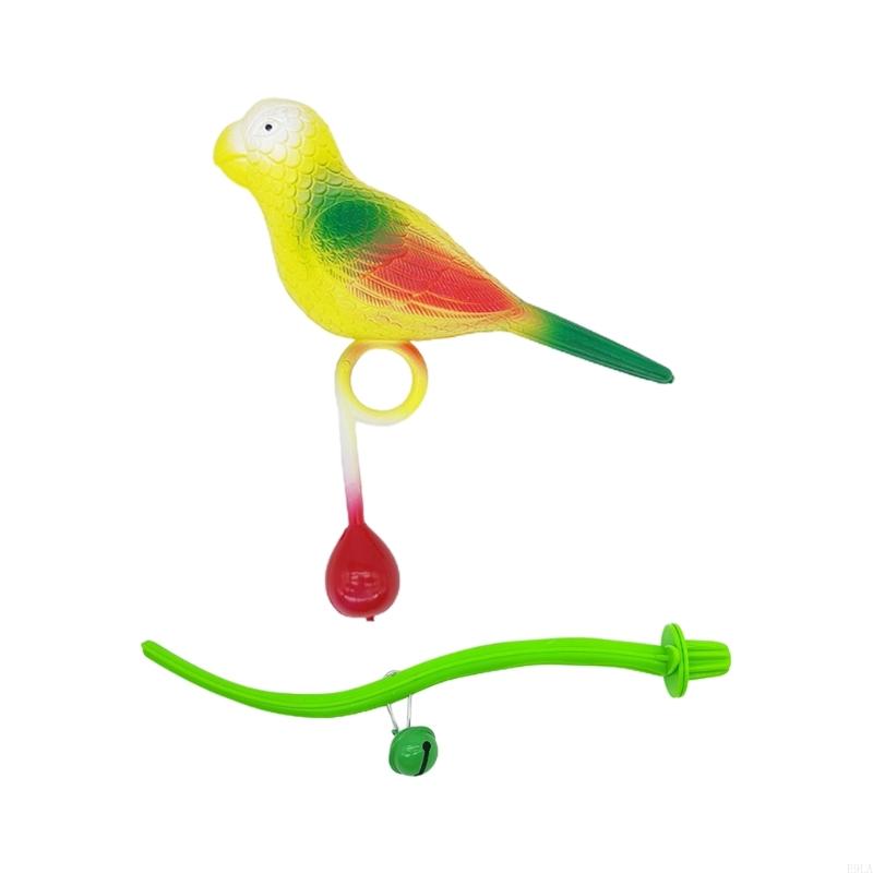2025 New Bird Platform Cage Perch Stand Toy Parrots Ladder Plastic Perch Cage Accessory