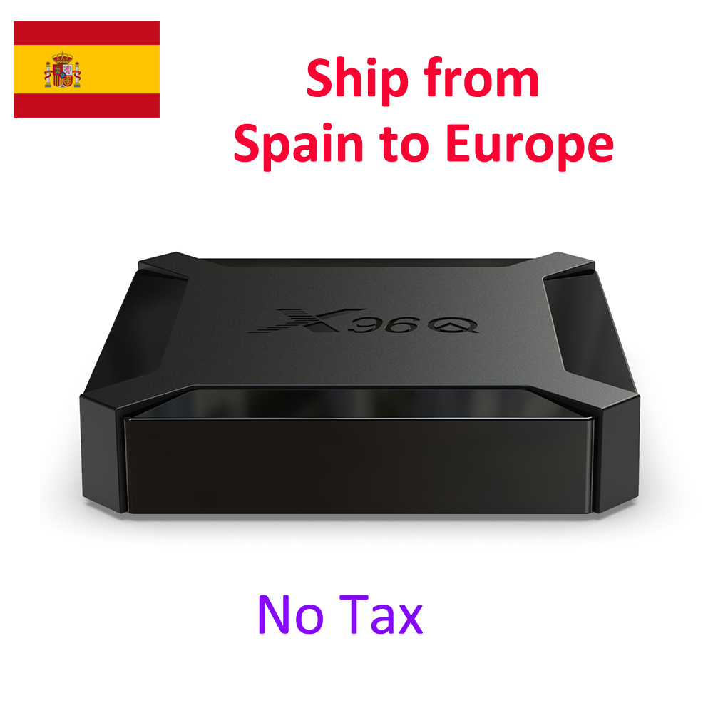 Ship from spain X96Q TV Box Android 10.0 10 Allwinner H313 Quad Core Support Smart TV Wifi 2GB 16GB