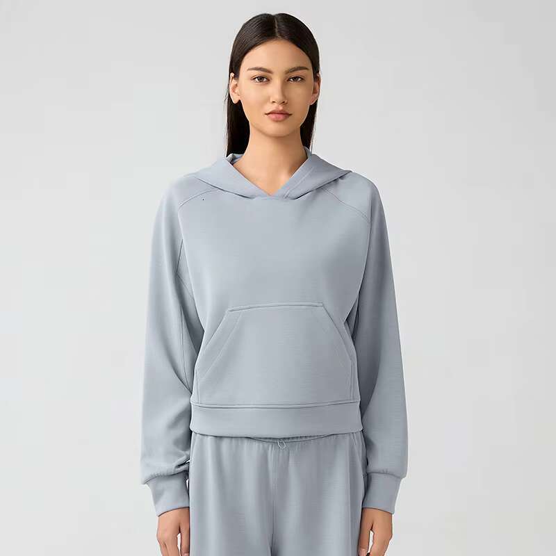 Women's Spring And Autumn Basic Casual Comfortable Hooded Loose Long-Sleeved Hoodie