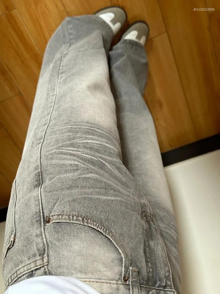 Women's Jeans Y2k Vintage Baggy Woman High Street Fashion Washed Denim Pants Harajuku Kpop Streetwear Trousers Japanese 2000s Pantalones S-2XL