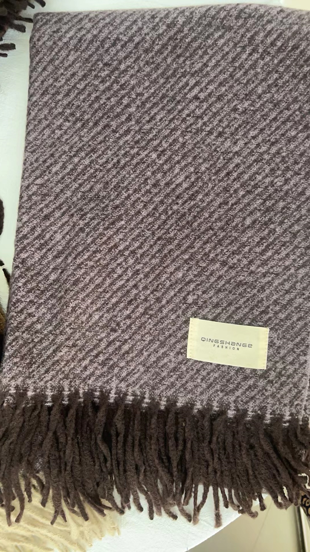 K050 New warm thick scarf women autumn and winter casual scarf men's Korean imitation cashmere all-match Korean shawl trend
