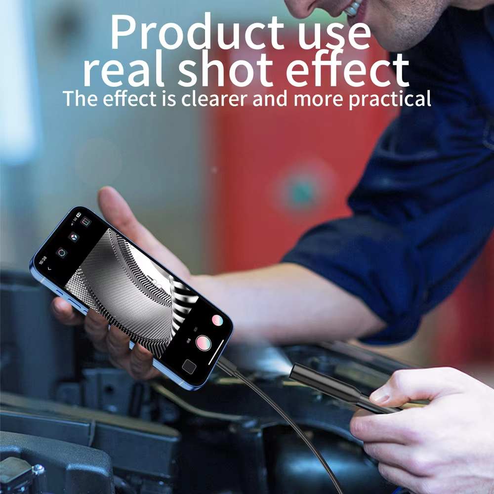8mm Endoscope Camera Waterproof Inspection Camera USB car Endoscope Borescope IOS Endoscope For Iphone