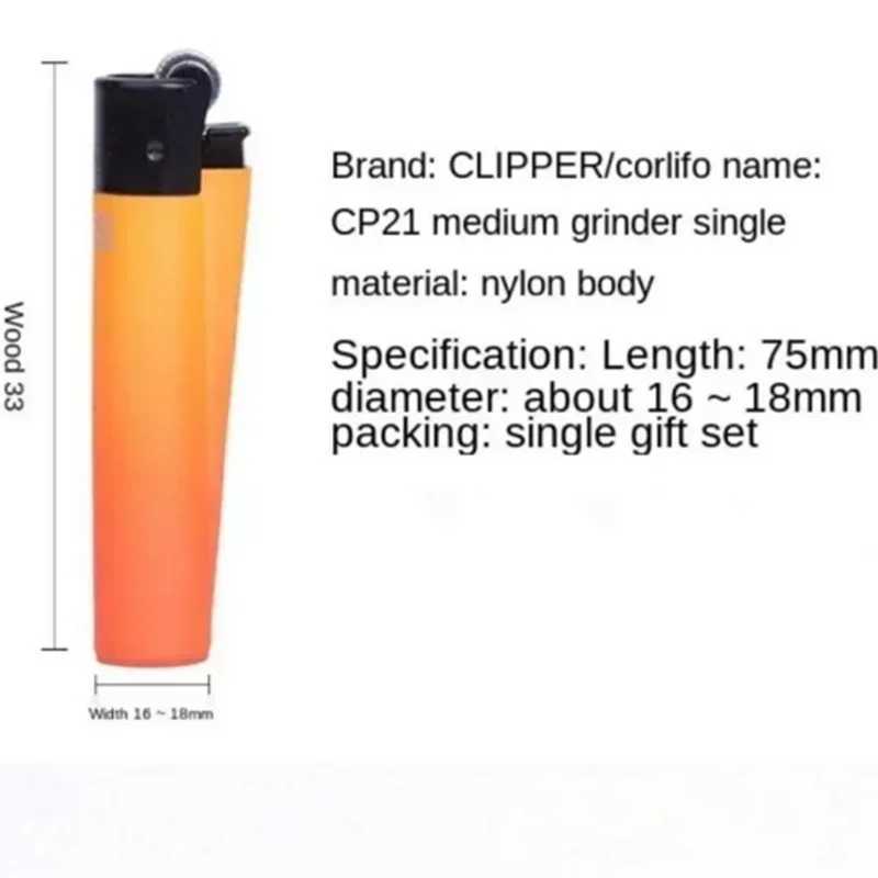 Clipper Lighter Grinding Wheel Mini LighterButane Flashlight Lighter (24pcs) Mens Small Tools Cool Gift Cigarette AccessoriesC250305