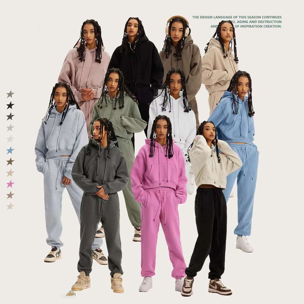 Custom Plain Pullover Embroidery Heavy Weight Womens Hoodies Streetwear Hoodie For Women