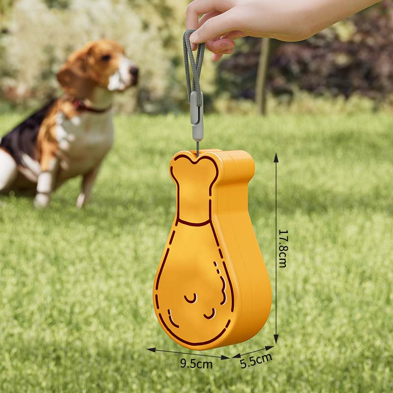2 in 1 Folding Easy Carry Portable Bottles Foldable Pet Feeder Dog Travel Water Bottle and Bowl With Food Container