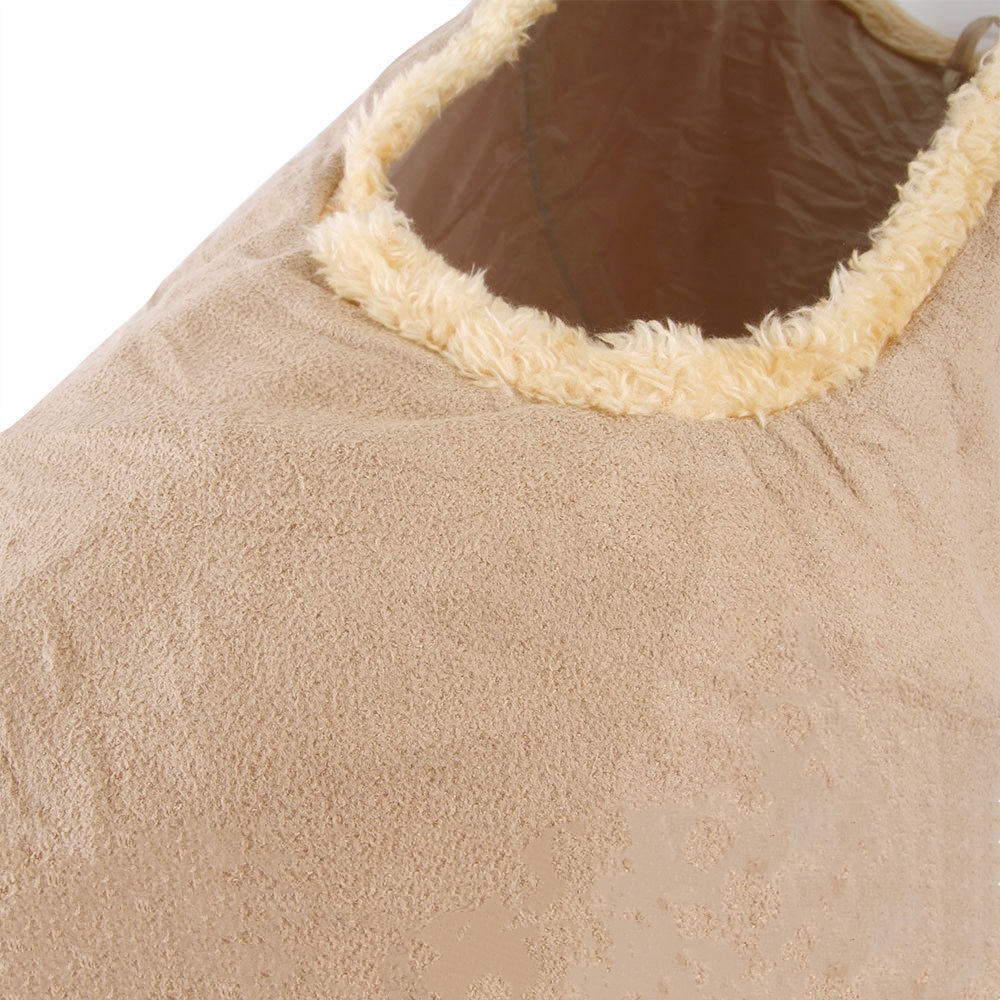 1 foldable cat tunnel, fluffy cat channel with ringing paper cat toys, suitable for cats hiding nature, convenient storage