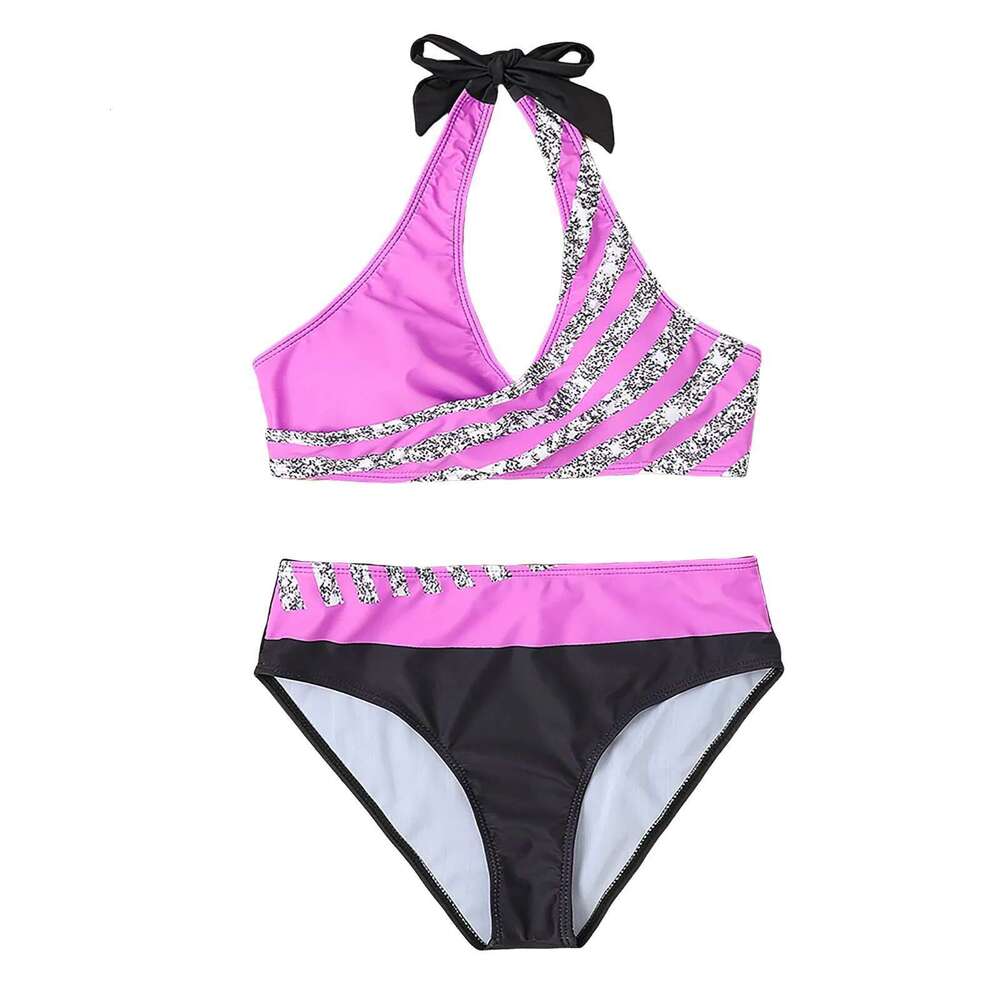 White New Push Up Bikini Micro Striped Swimsuit Women Plus Size Swimwear Sexy Two Piece Set Biquine Brasileiro Bathing Suit Xxxl Km-Ly