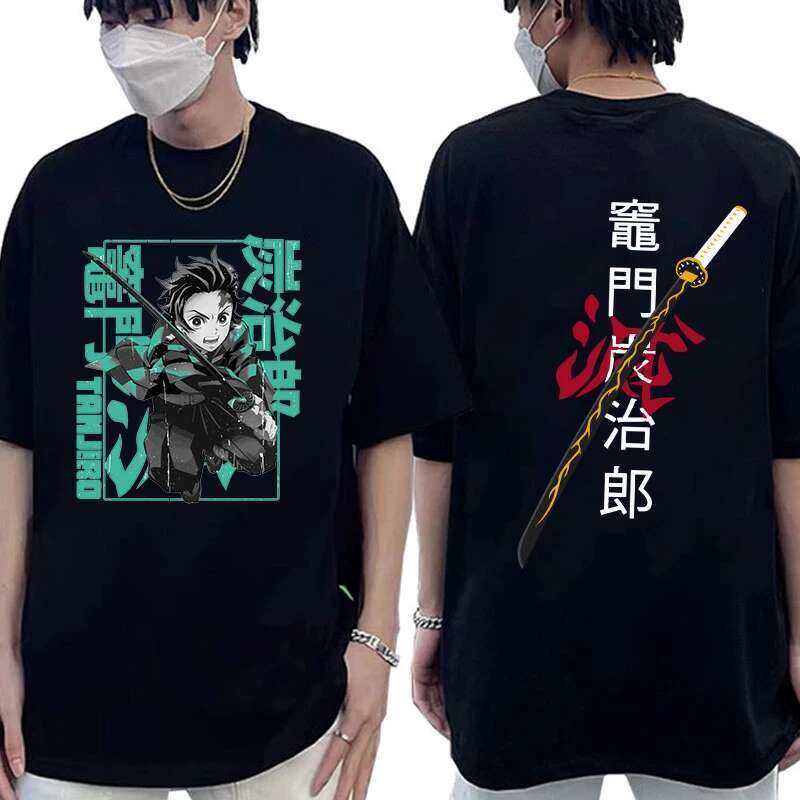 Hot Fashion Kamado Tanjirou Printed T-shirts Anime Graphic T-shirt Women Men Casual High Cool Summer Short Sleeves