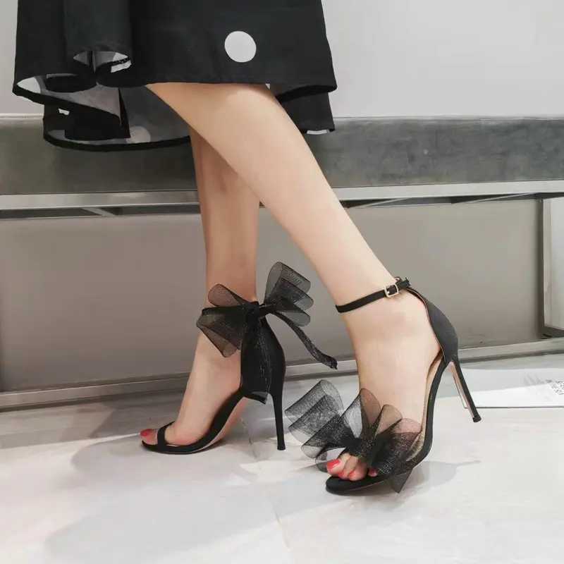 2025 Spring New Transparent Heels Rhine Special-shaped Heel Sandals Women Beautiful Sexy Fairy Wind Crystal SandalsXJ2500305